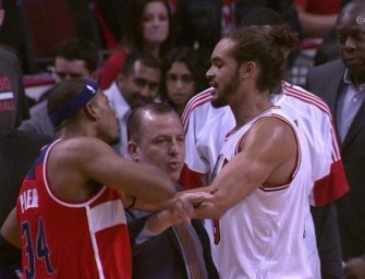 Joakim Noah Fights Paul Pierce In Preseason Game (Video)