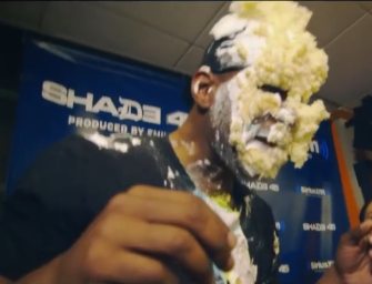 Steve Aoki Cakes DJ Whoo Kid at Shade 45 (Official Video)